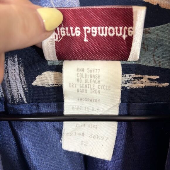 Pierre Lamonte Vintage Blazer Art To Wear Size 12 - Picture 14 of 16